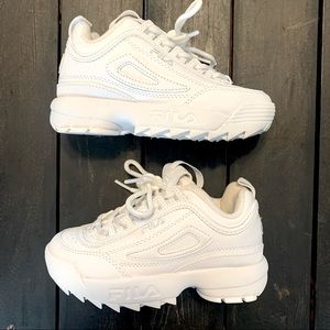 Kids FILA Distruptor II shoes sz12!